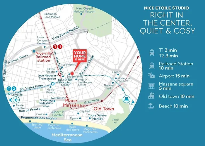 Plein Centre, Calme Et Cosy شقة *